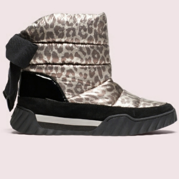 Kate Spade Leopard Cheetah Frosty Boots Sz 7 NWOT NWOB - Picture 2 of 13